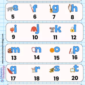 Free Alphabets with Numbers Resources