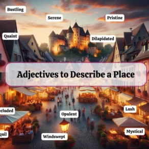 adjectives to describe a place