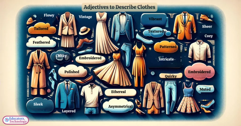 Adjectives to Describe Clothes