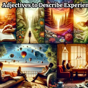 50 Adjectives to Describe Experiences