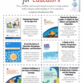 ai literacy resources for teachers and school leaders